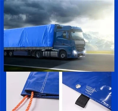 Vodotěsný plachtový kryt na nákladní auto potažený PVC